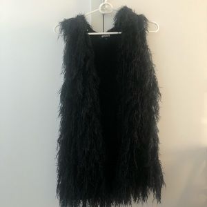 Missguided Shaggy Fur Vest